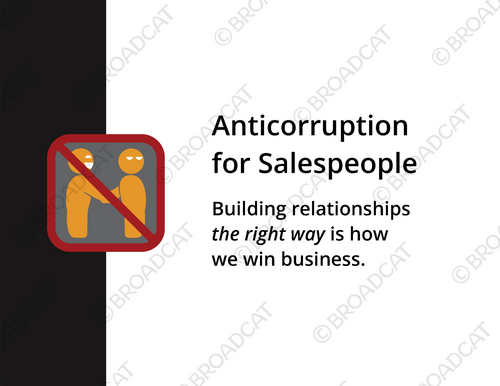 Anticorruption for salespeople (mini-module)