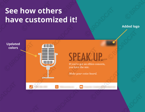 Speak Up: Microphone - horizontal (retro dynamic version)