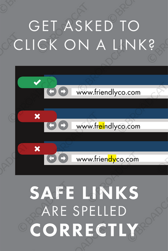 Get asked to click on a link? Get asked to click on a link?
