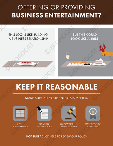 This looks like building a relationship—but this looks like a bribe