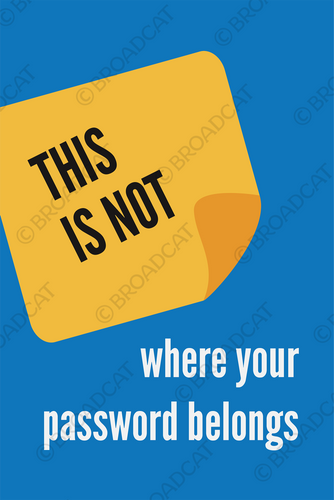 This is not where your password belongs