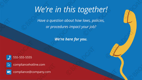 We're in this together! - horizontal