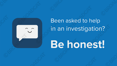 Investigations: Be Honest! - horizontal