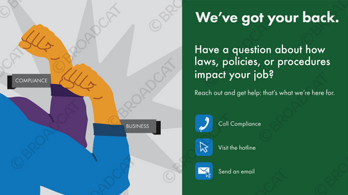 We've got your back! - horizontal