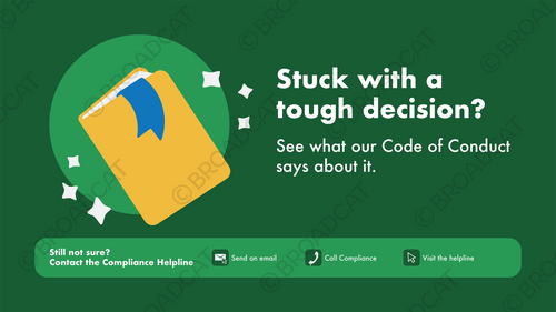 What does the code of conduct say?