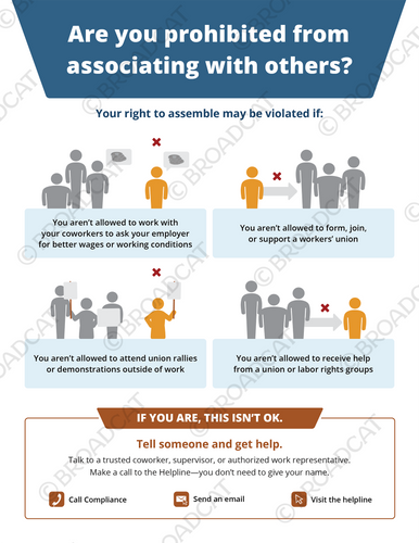 Are you prohibited from associating with others?