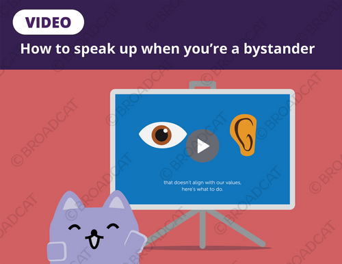 Video: How to speak up when you’re a bystander
