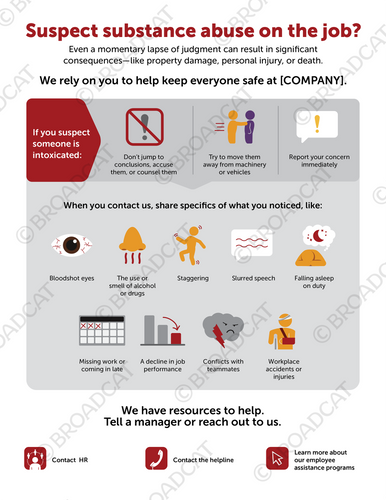 Suspect substance abuse on the job?