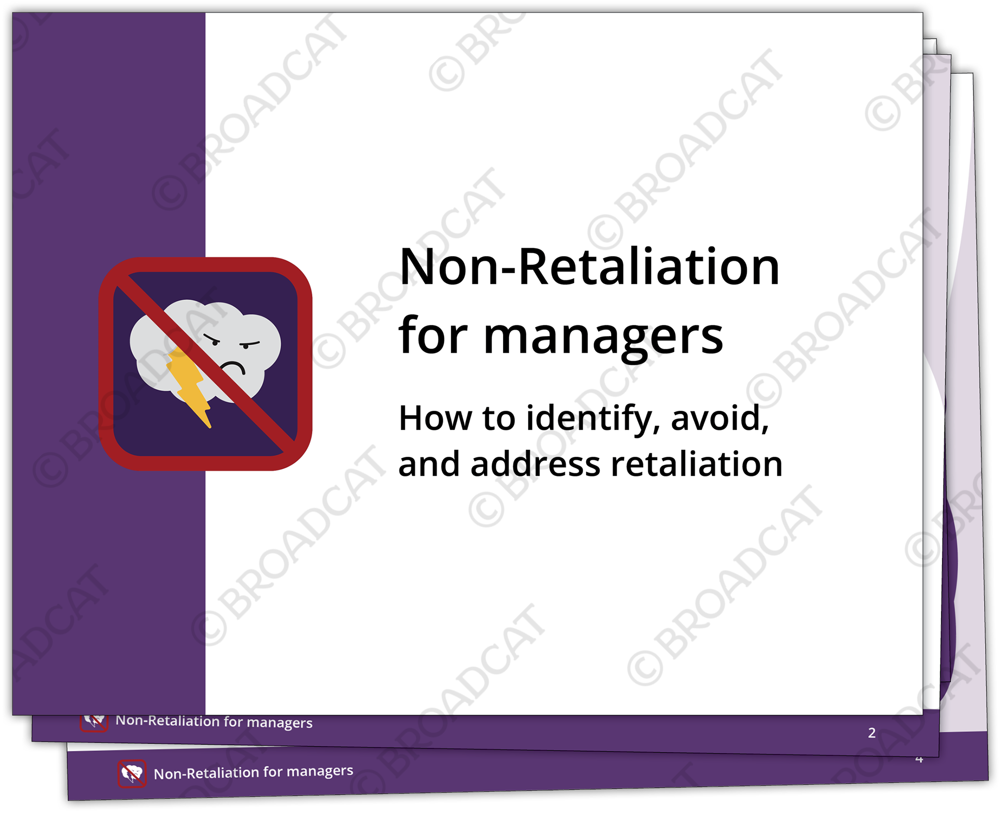 Avoiding the appearance of retaliation (mini-module)