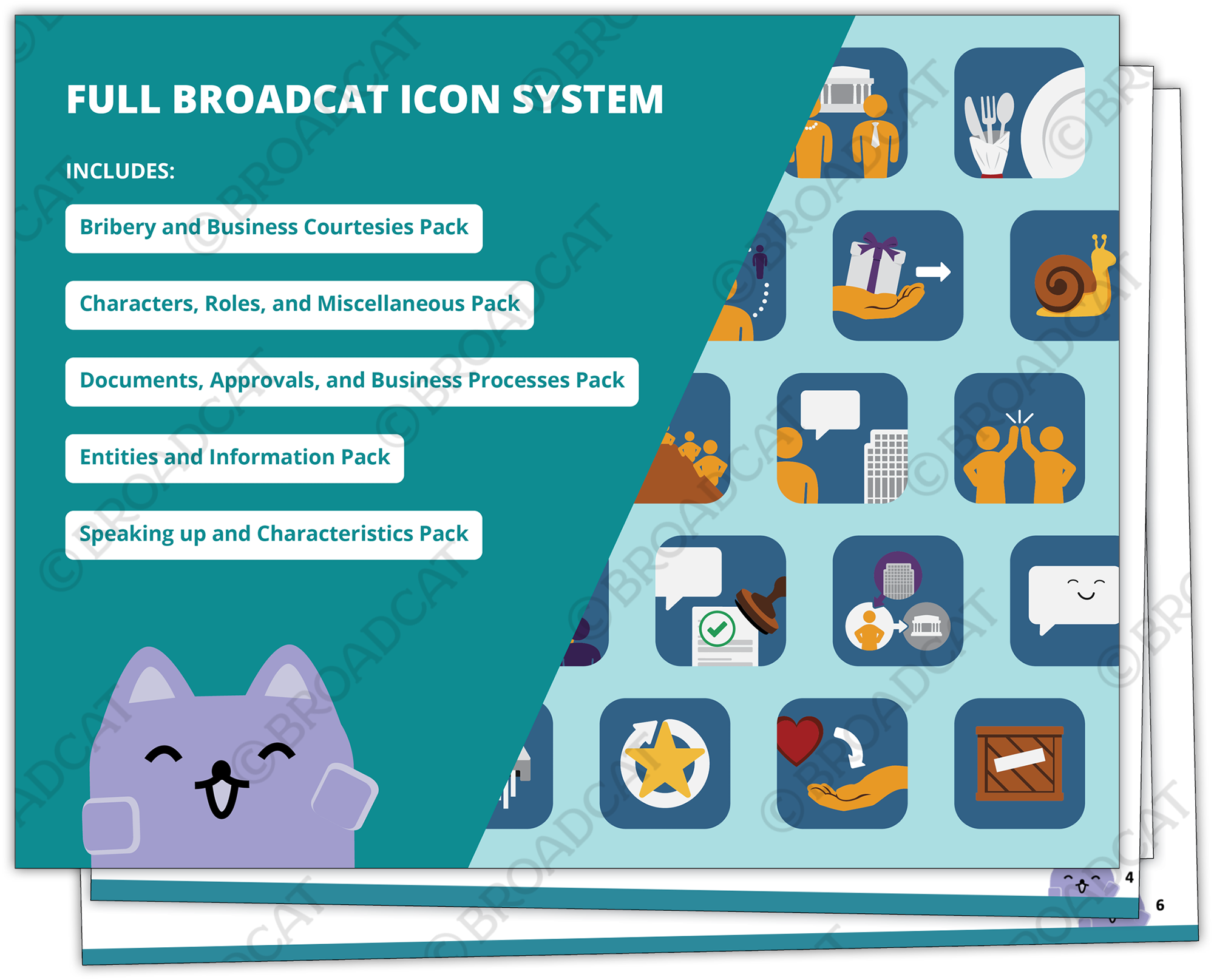 Broadcat Icon System