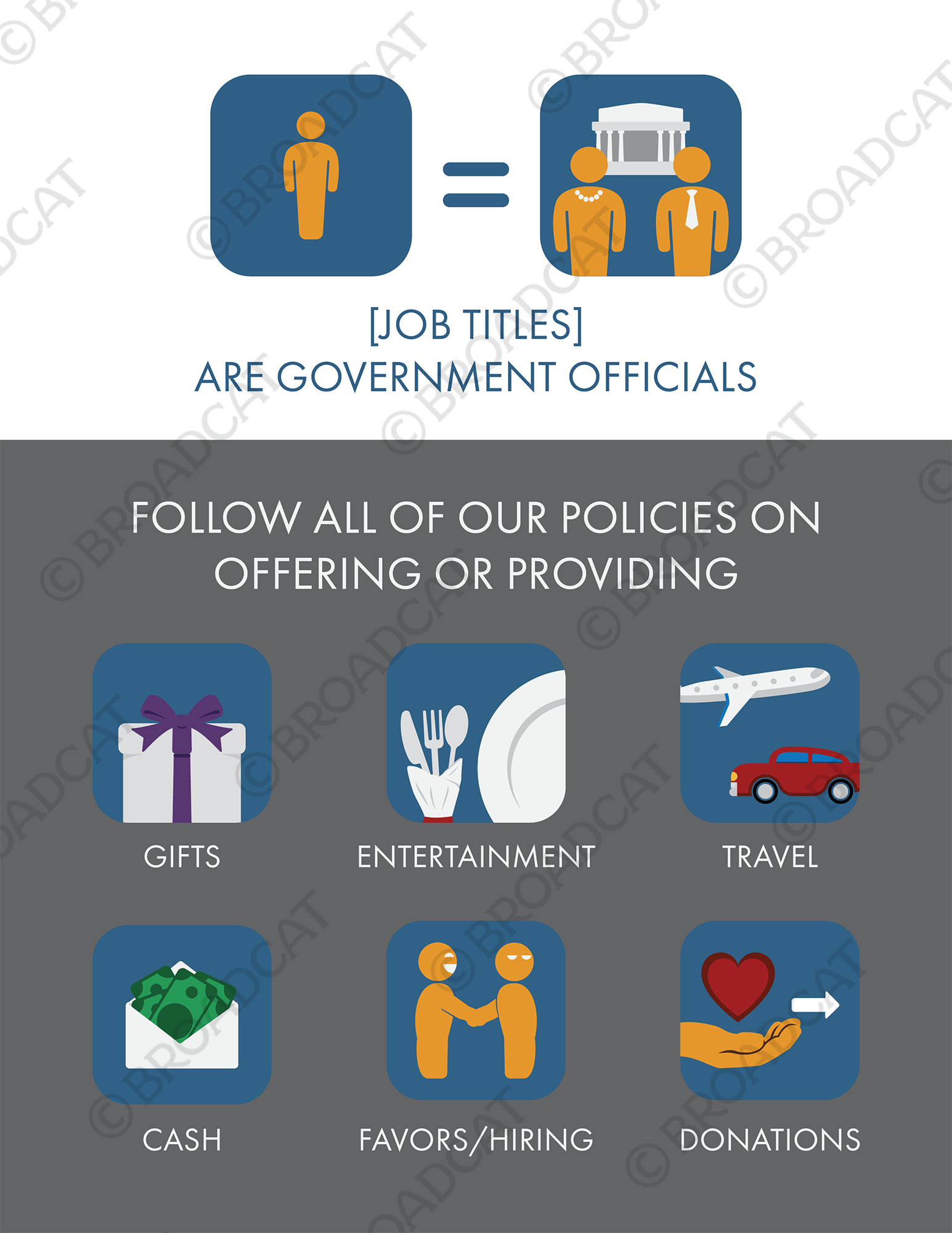So-and-so is a government official