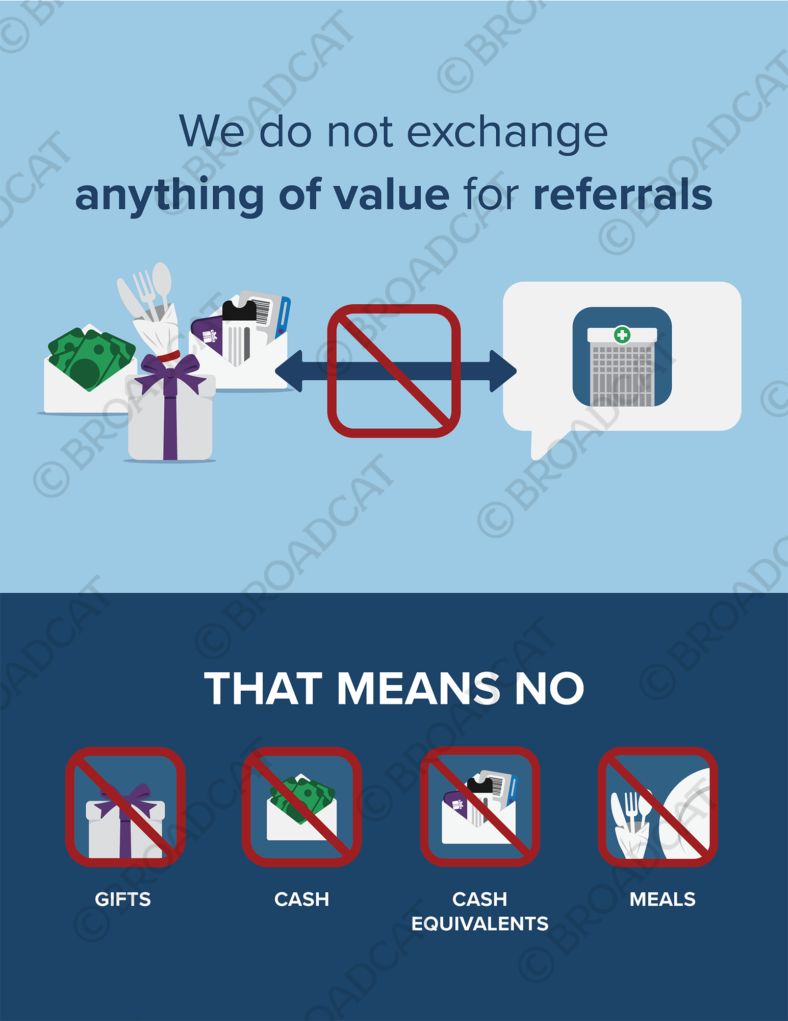 We don't [blank] for referrals