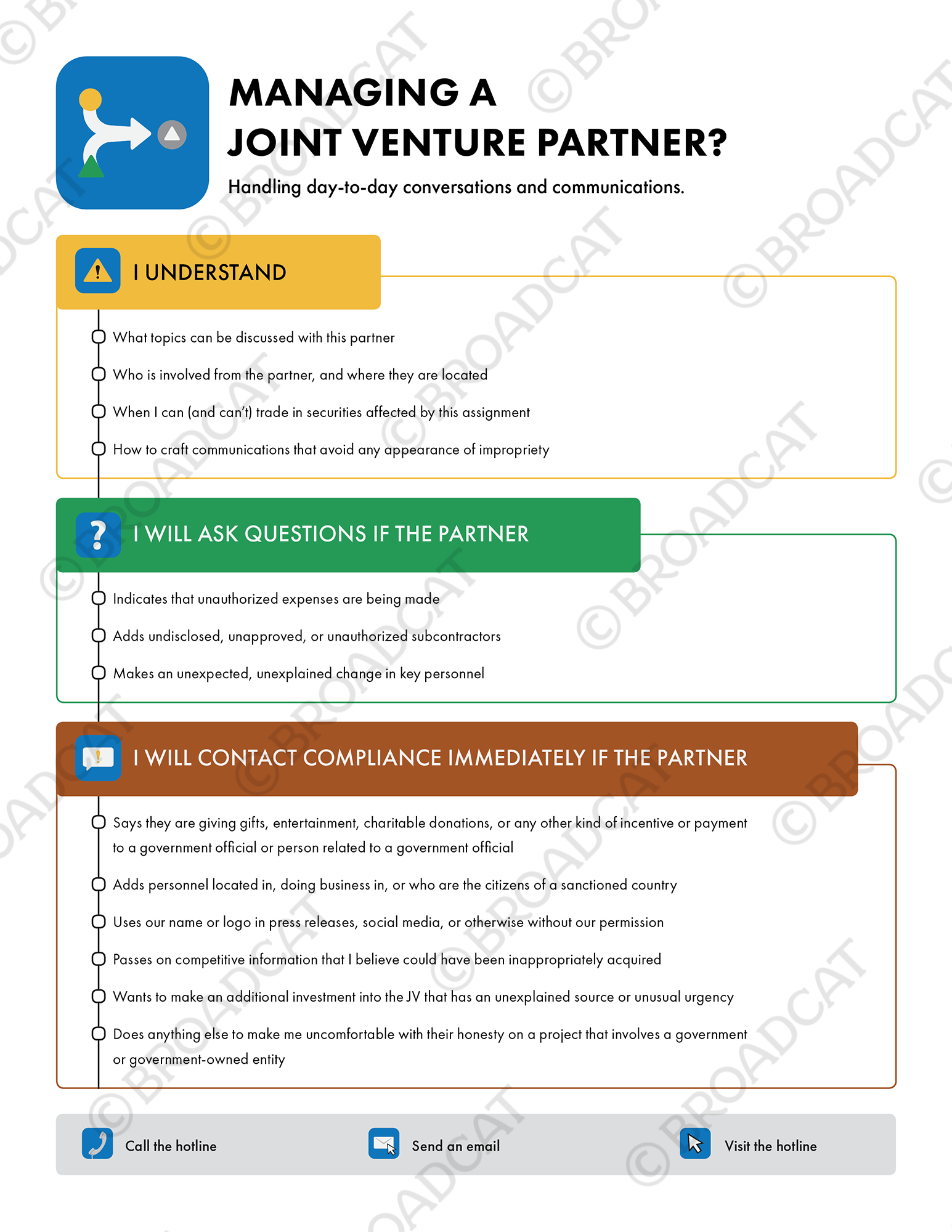 Managing a Joint Venture Partner?