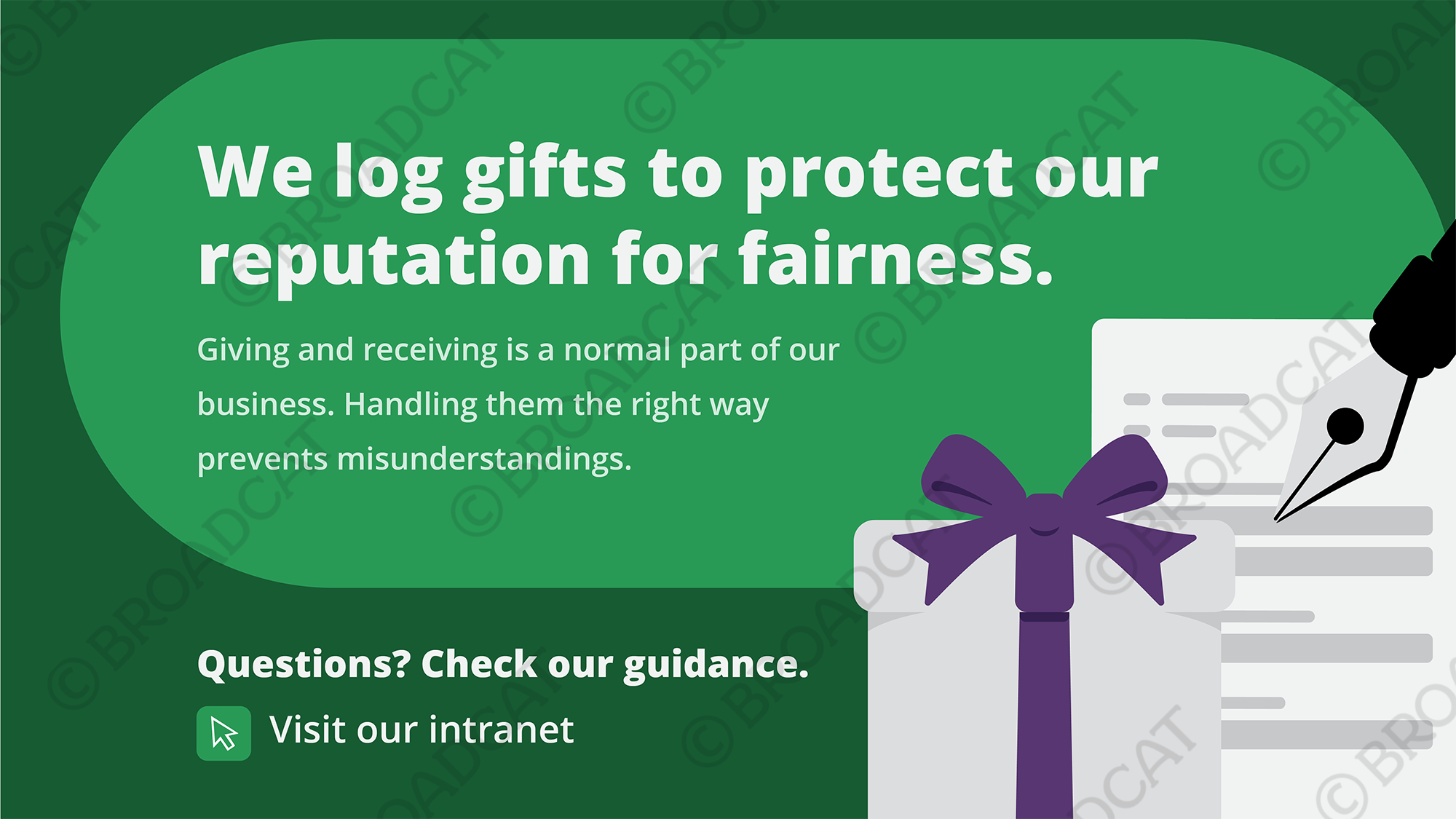 Disclosure protects our reputation - horizontal