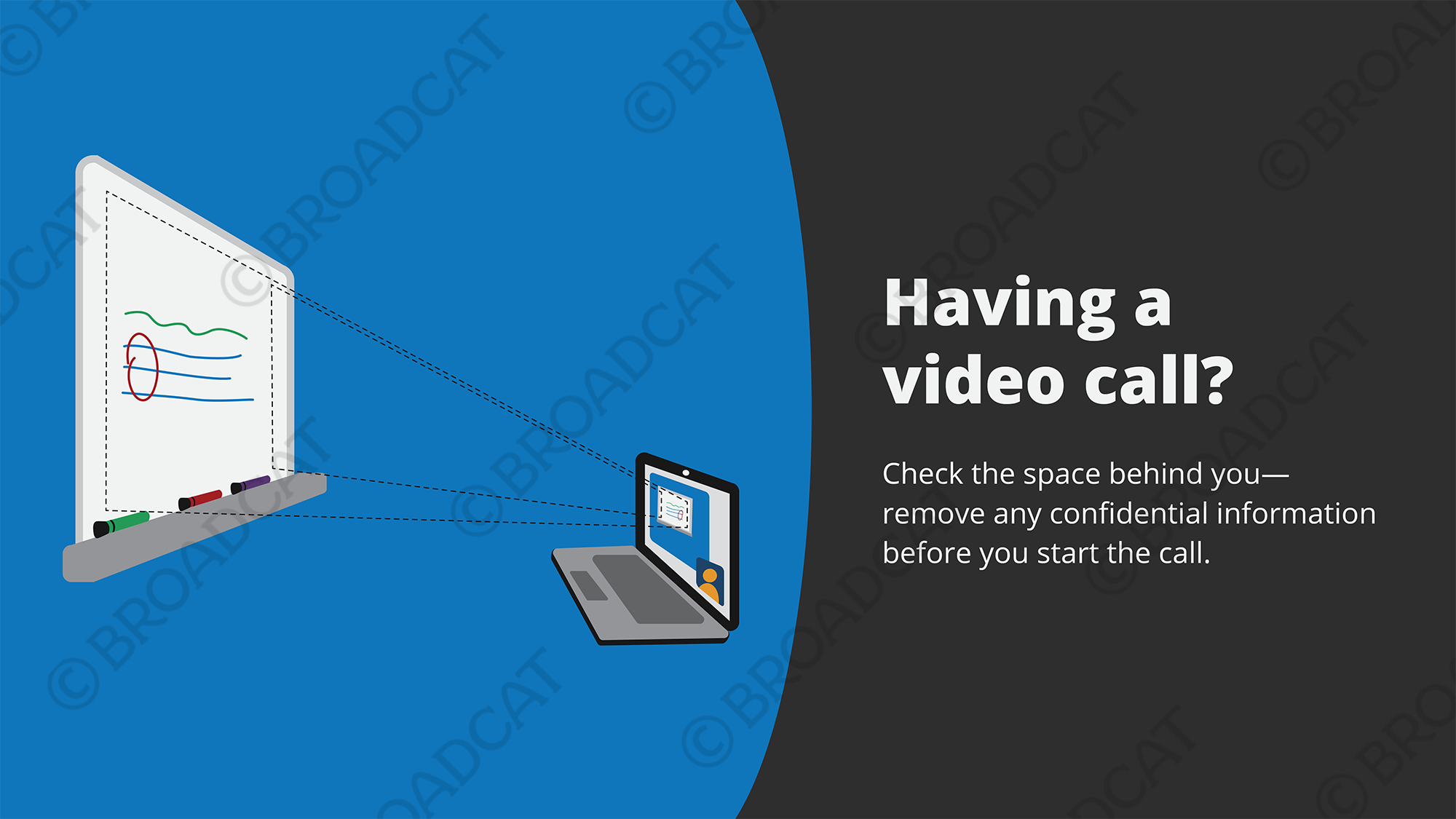Having a video call? - horizontal