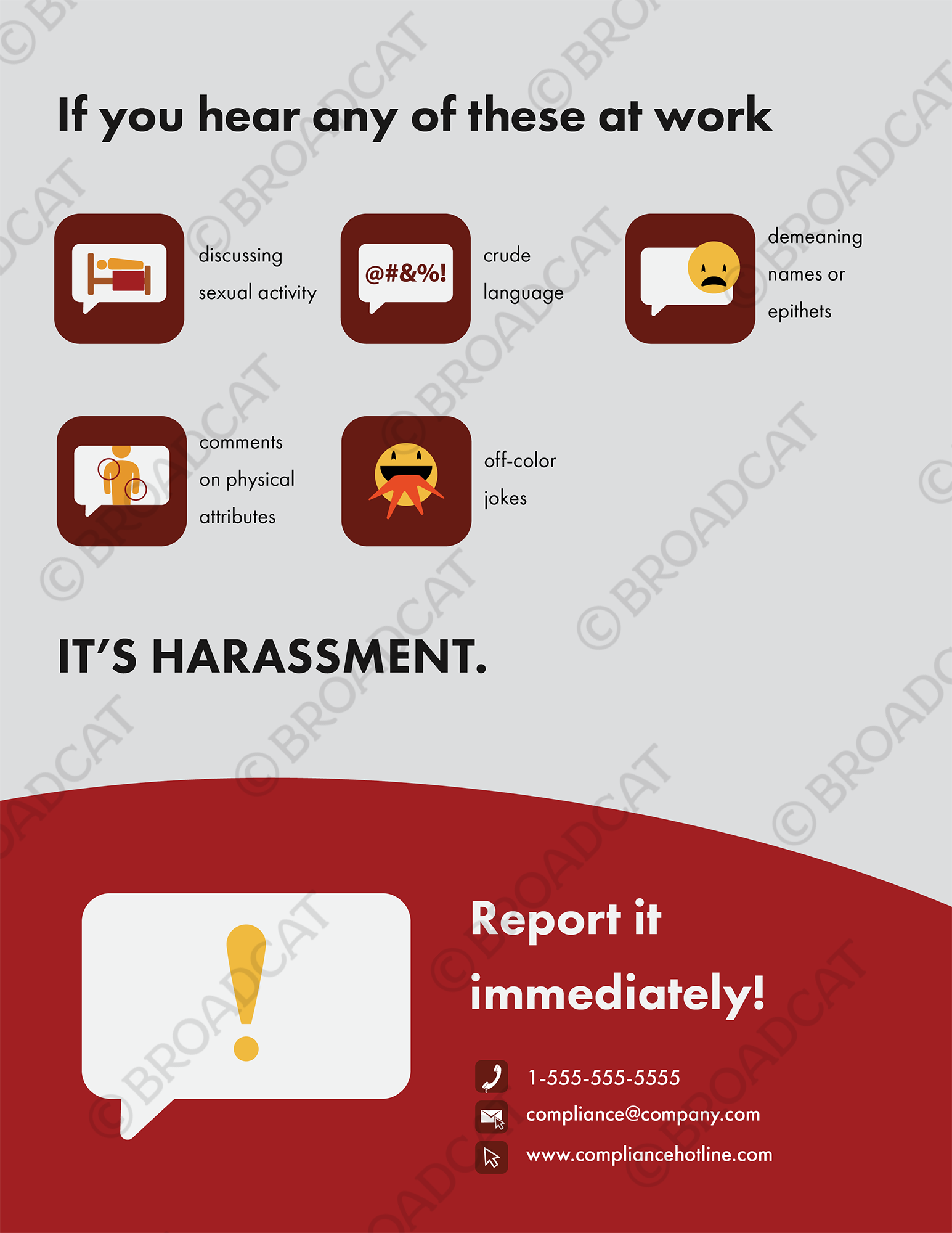 Harassment: If it sounds like