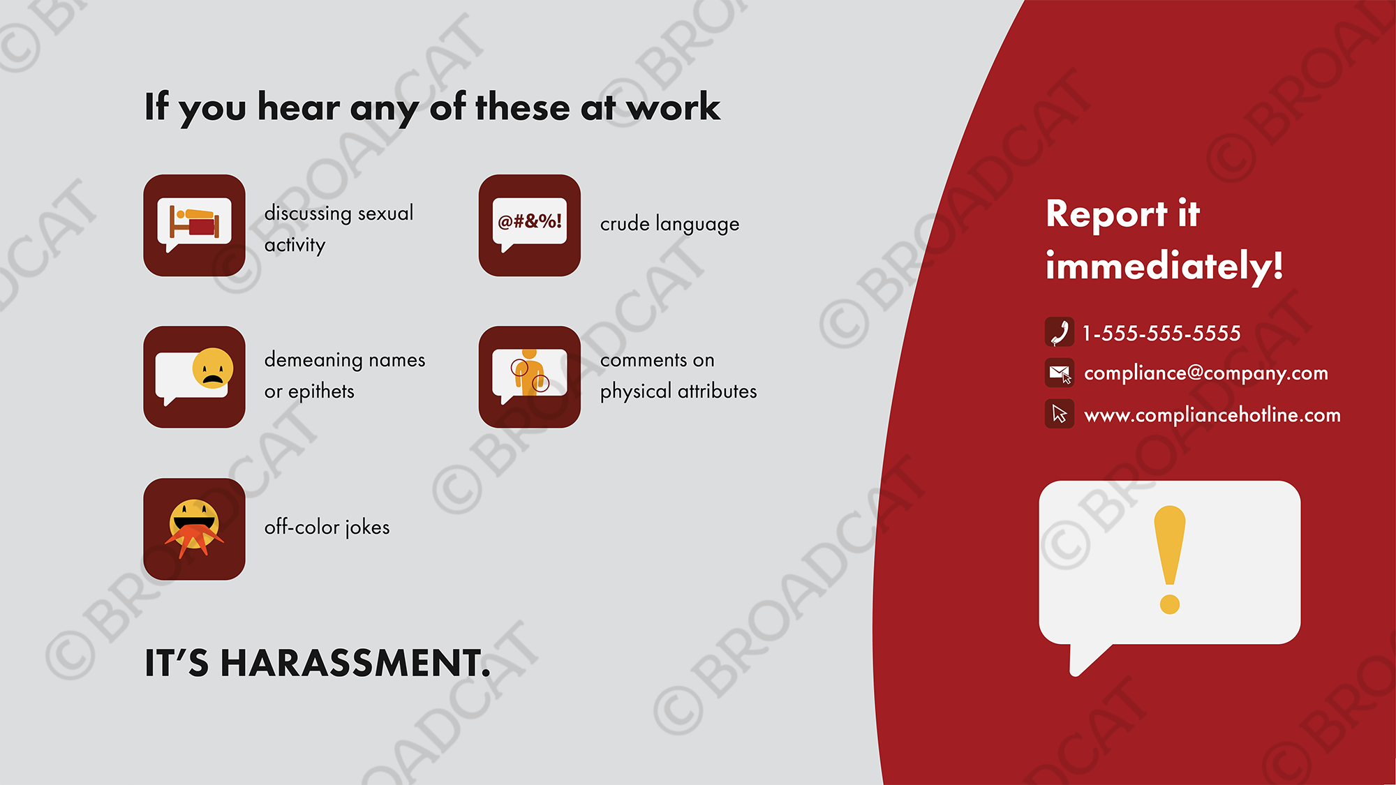 Harassment: If it sounds like - horizontal