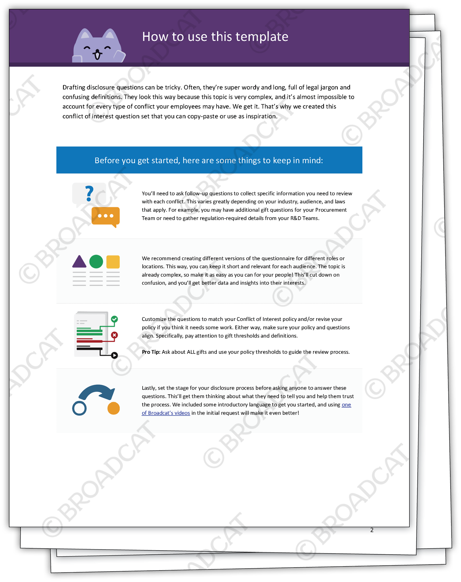 COI Disclosure Questions, simplified