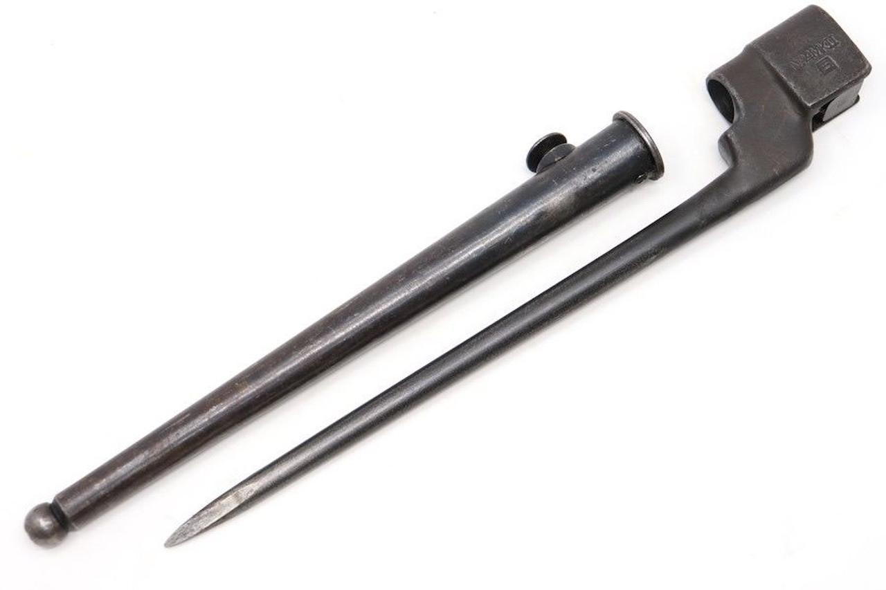 No4 Mk2 Spike Bayonet With Scabbard - 1