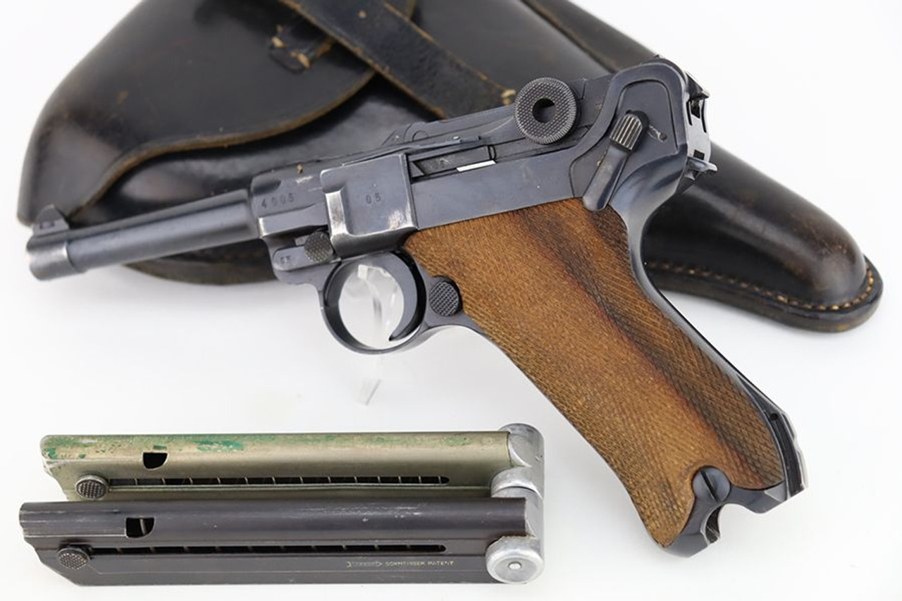 Excellent 1942 Police Eagle/L Banner Mauser Luger Rig - 1
