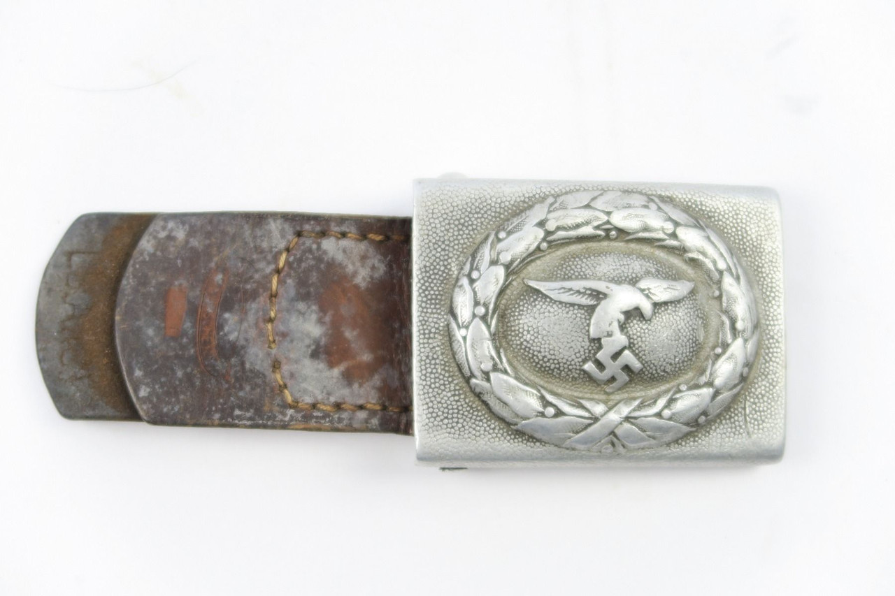 Early Luftwaffe Belt Buckle & Tab - 1