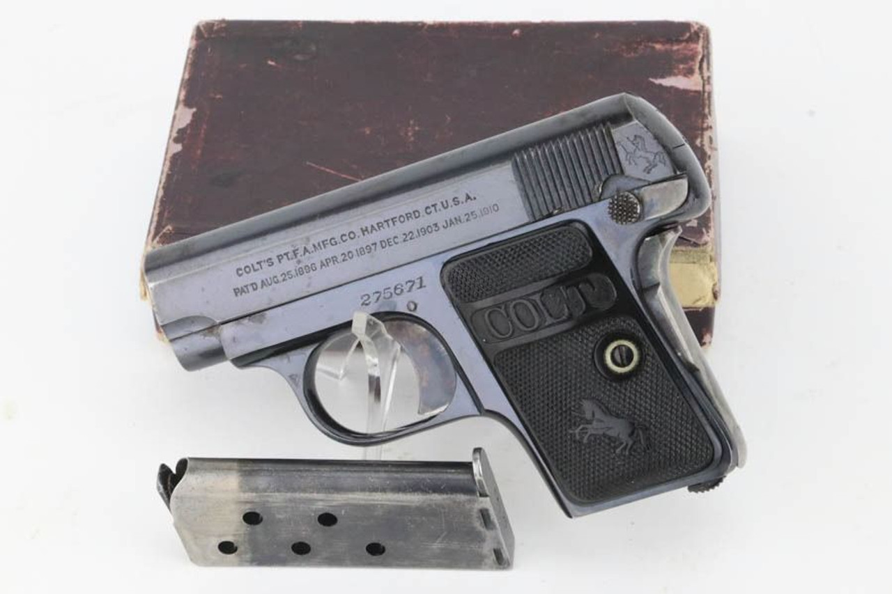 Boxed Colt M1908 Vest Pocket - 1920 Mfg - 1