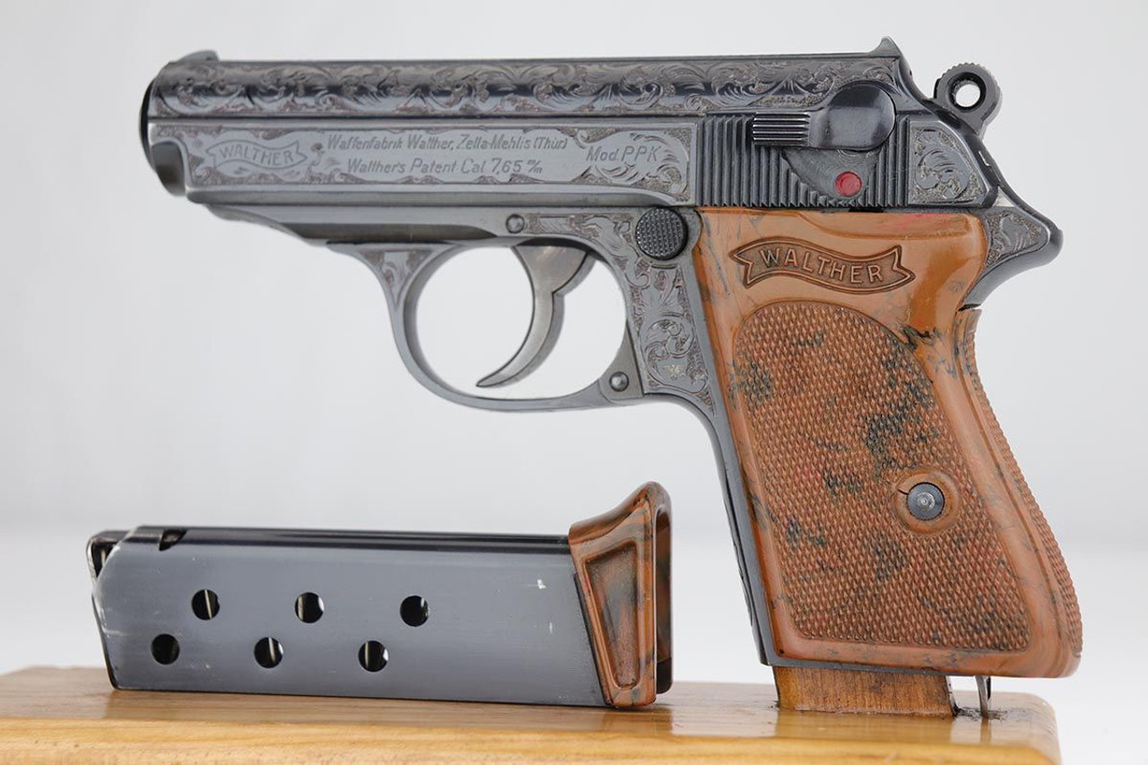 Engraved Police Walther PPK - Matching Magazine