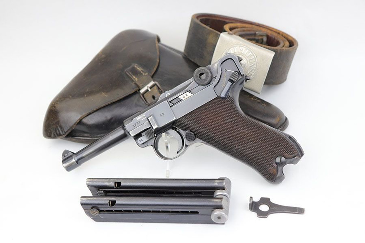 1940 Nazi Mauser Luger Rig - Matching Magazine - 1