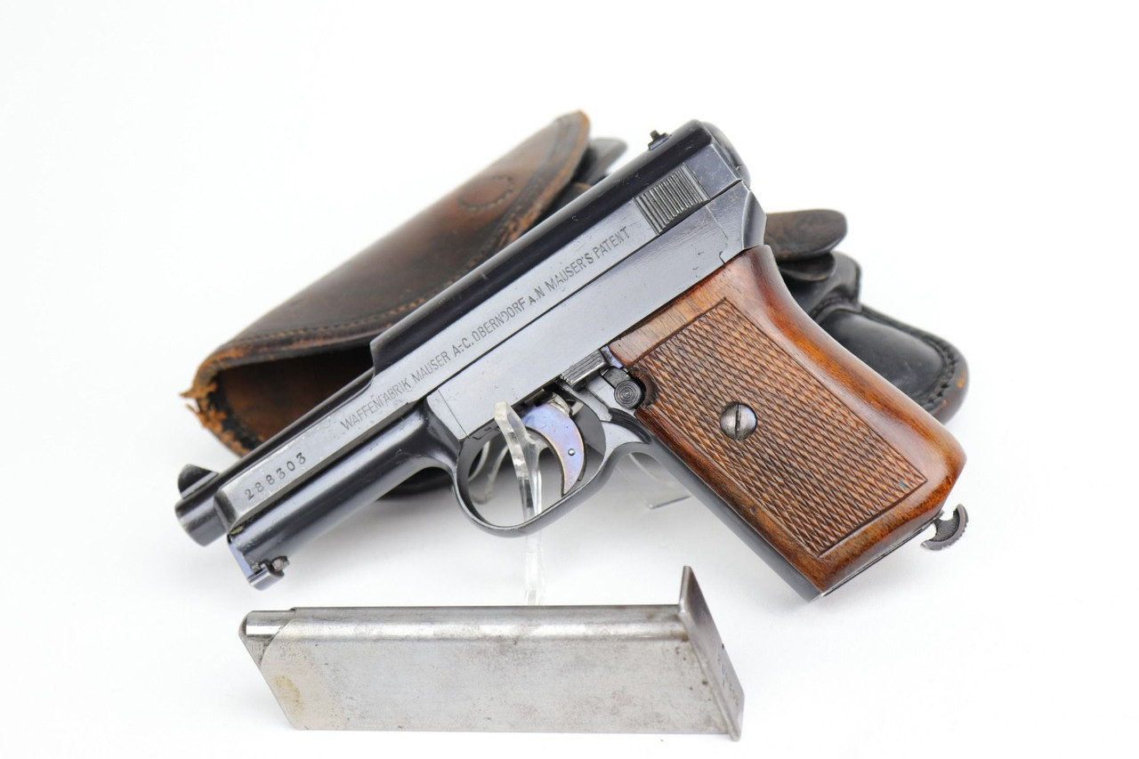 Police Mauser M1914 Rig - Matching Holster and Magazine - 1