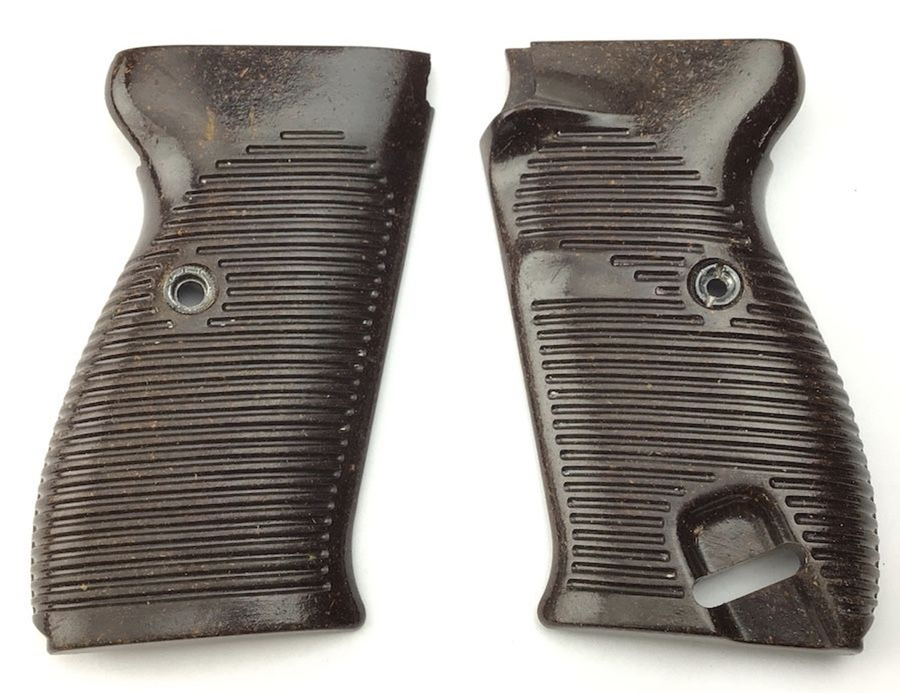 Reddish / Brown P.38 Bakelite Grips - 1