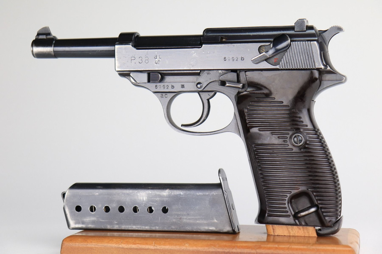 Scarce 1940 Nazi Walther P.38 - Matching Magazine - 1