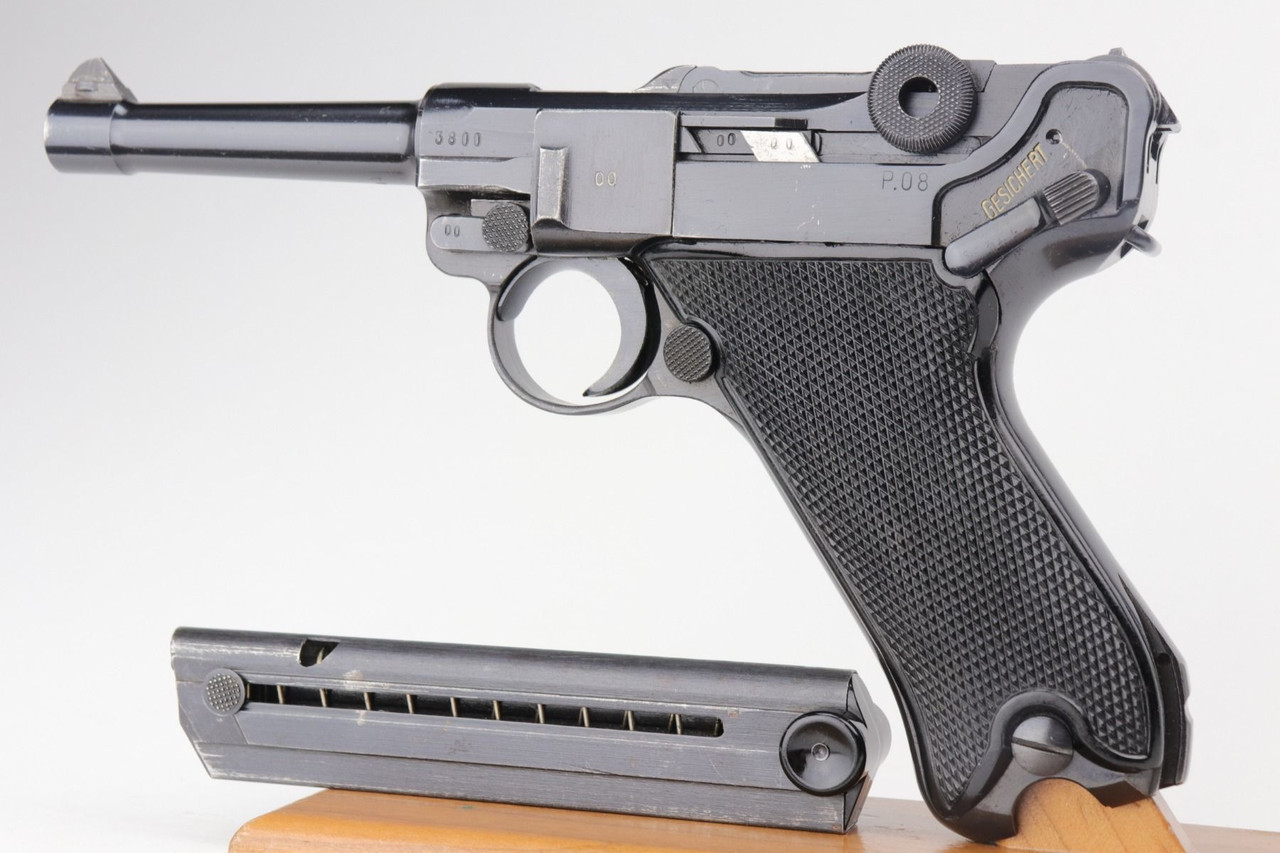 Excellent Nazi Black Widow Mauser Luger - 1