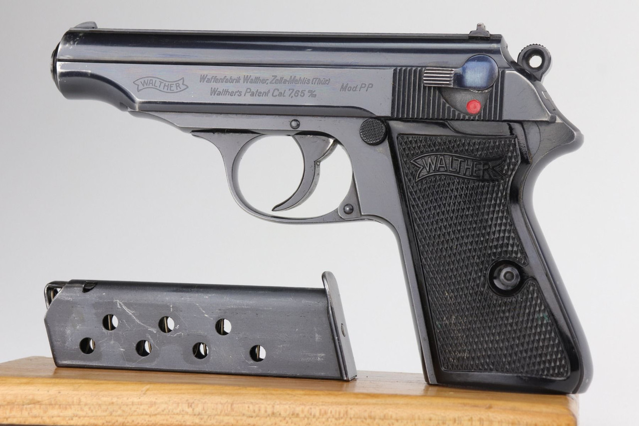 Excellent SS-Contract Walther PP - Matching Magazine - 1