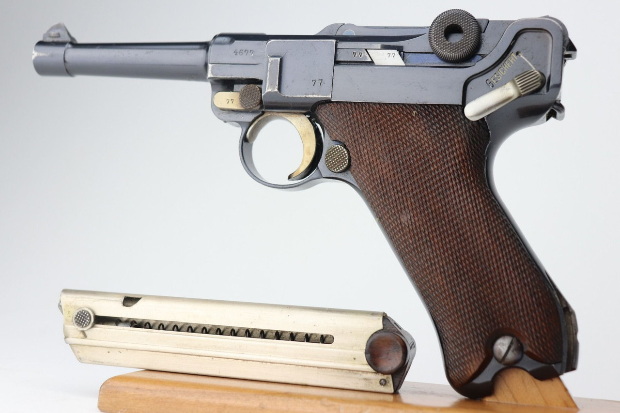 Excellent 1913 DWM Luger - Bohler Barrel - 1