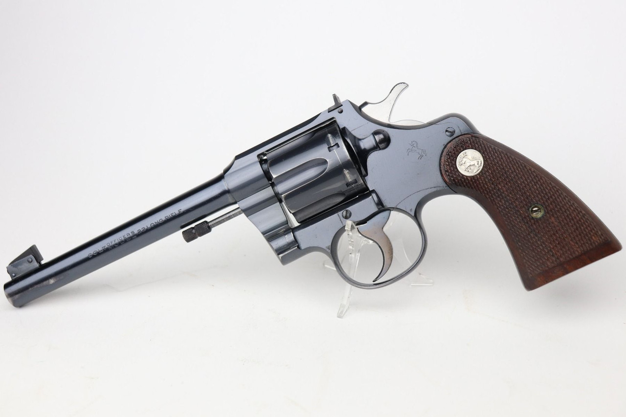 Excellent Colt Officers Model Target Revolver - 1941 Mfg - 1