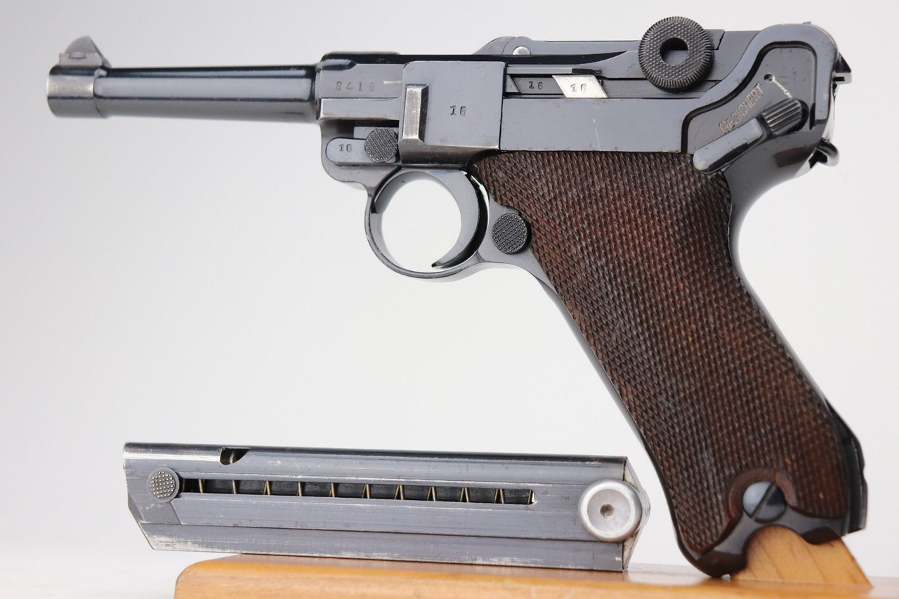 Excellent 1938 Nazi Mauser Luger - Capture Paper - 1