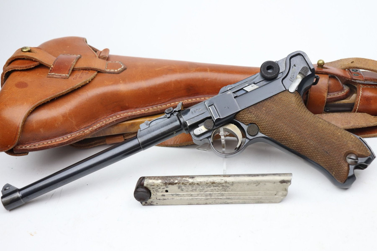 Excellent 1917 DWM Artillery Luger Rig - Matching Mag - 1