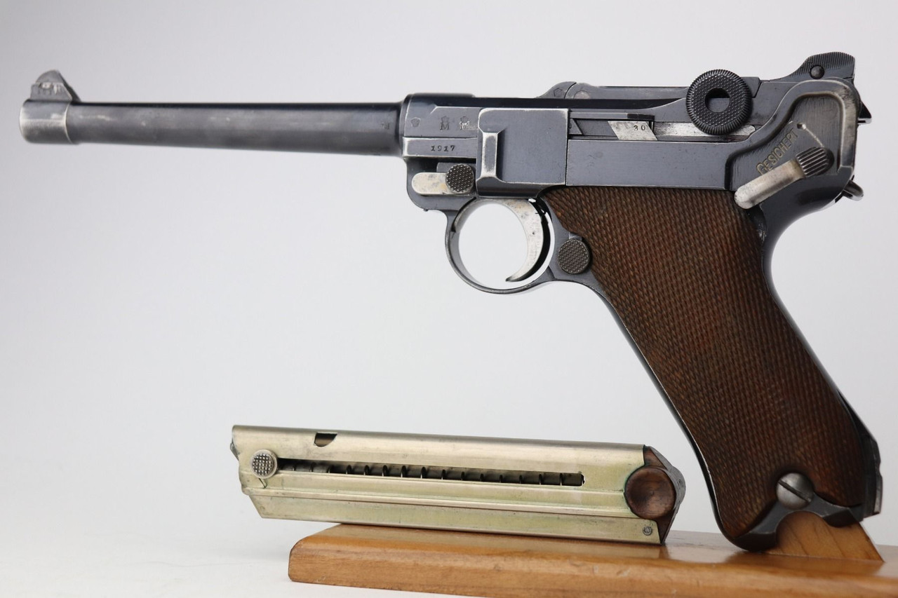 Scarce, Excellent 1917 DWM Navy Luger - 1