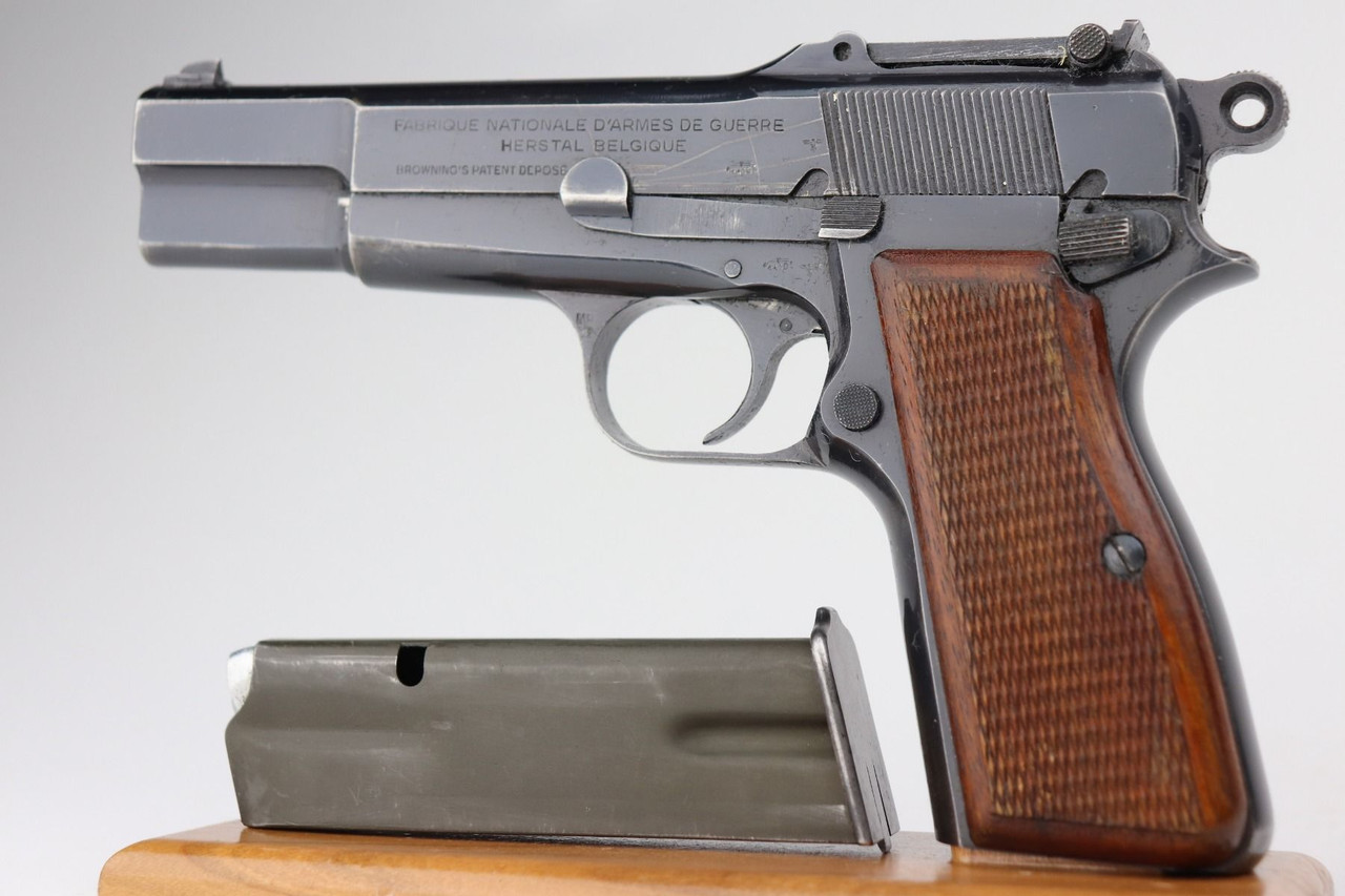 Excellent Nazi FN Browning Hi Power - Tangent Sight - 1