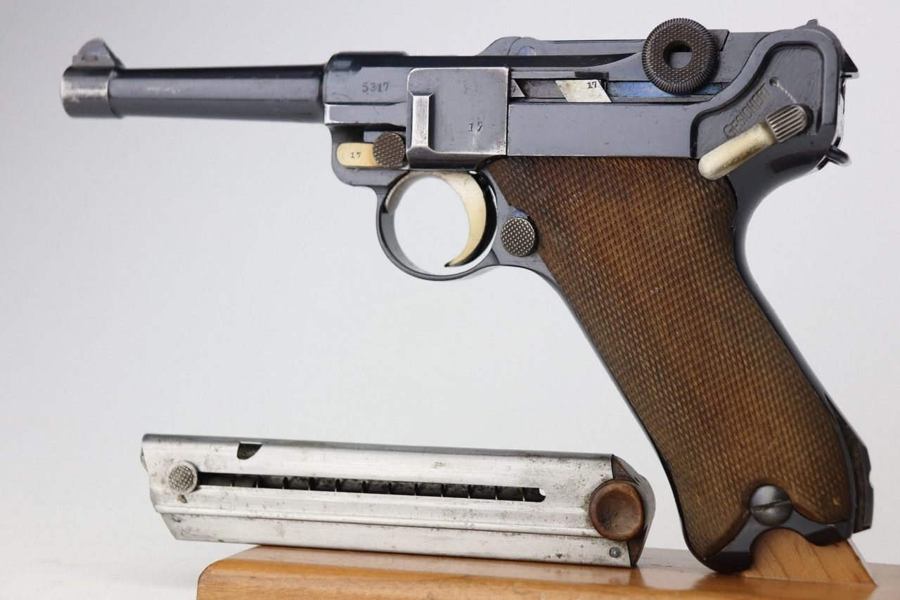 Excellent 1916 DWM Luger - Unit Marking - 1