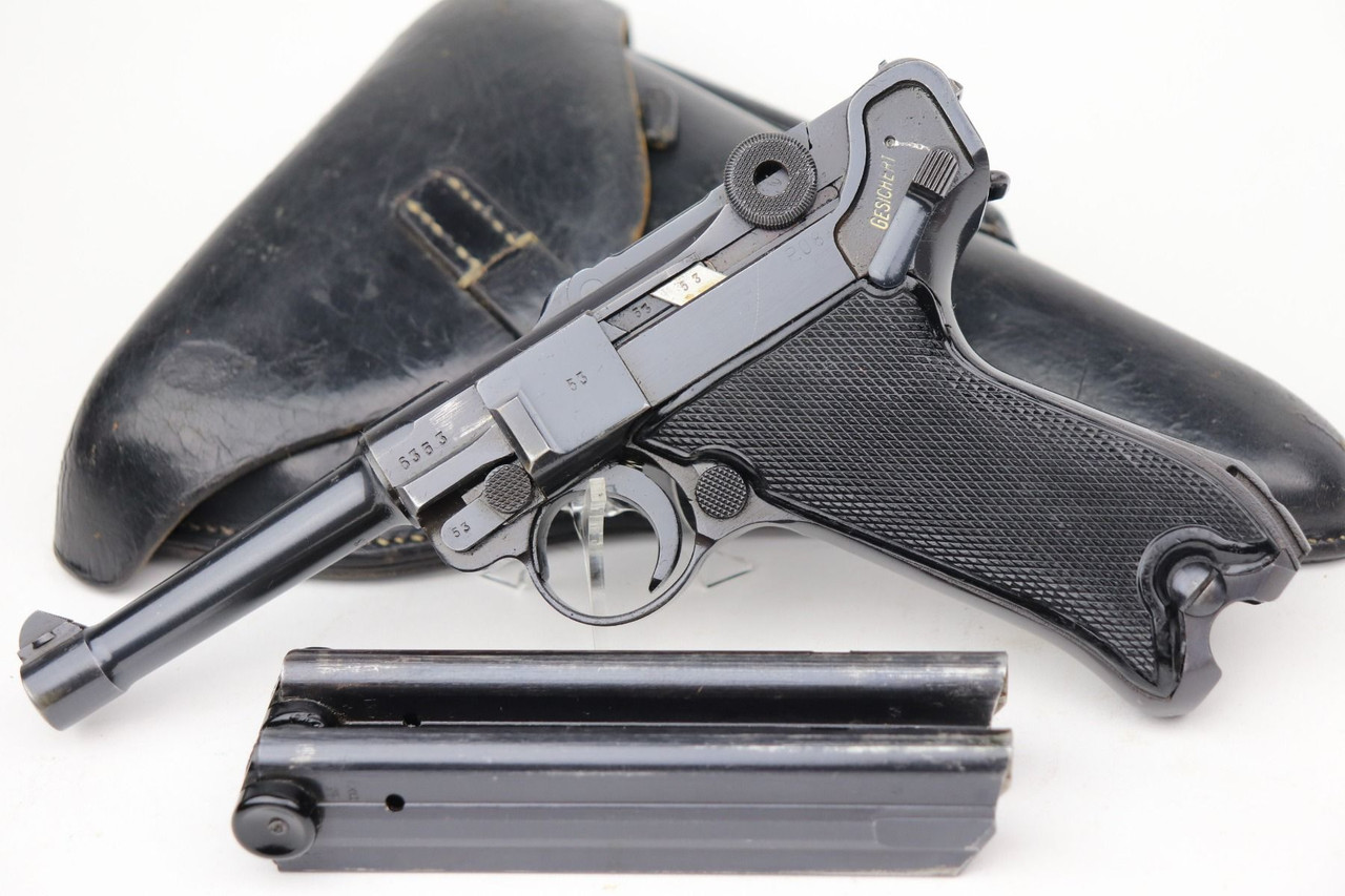 Minty Black Widow Luger Rig - 1