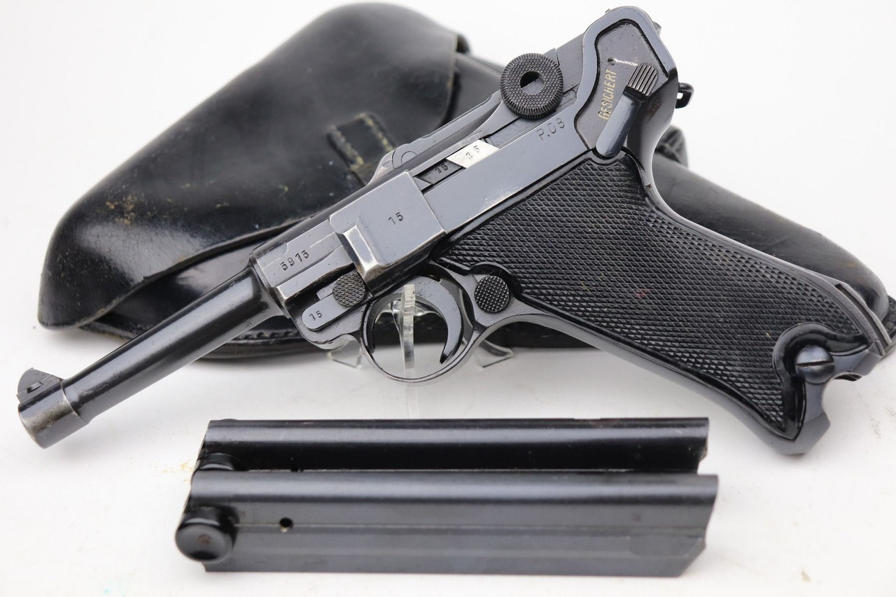 Excellent Black Widow Luger Rig - 1