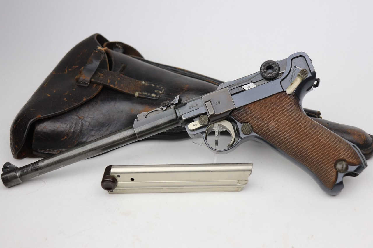 Rare 1914 DWM Artillery Luger Rig - 1