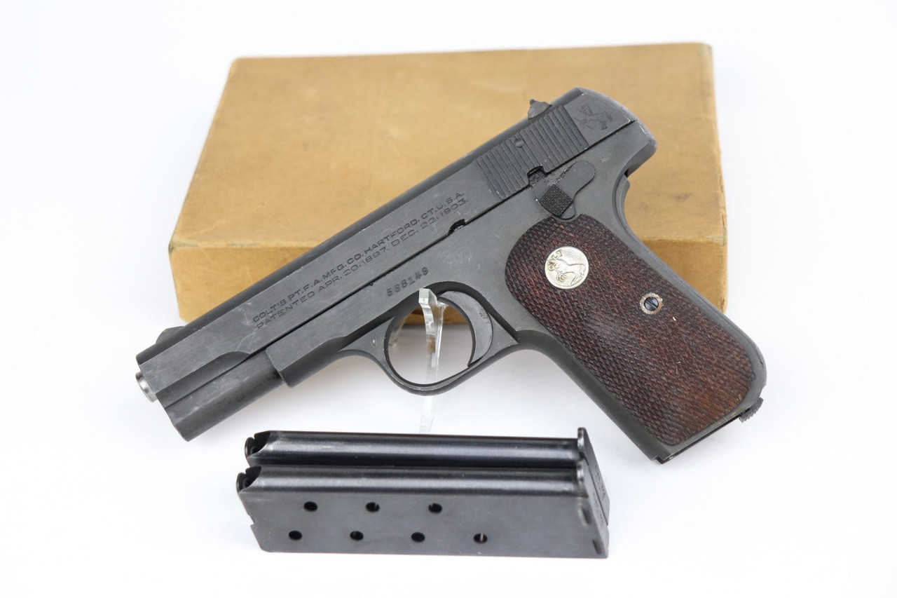 Mint Colt M1903 Pocket Hammerless - US Property Marked - 1