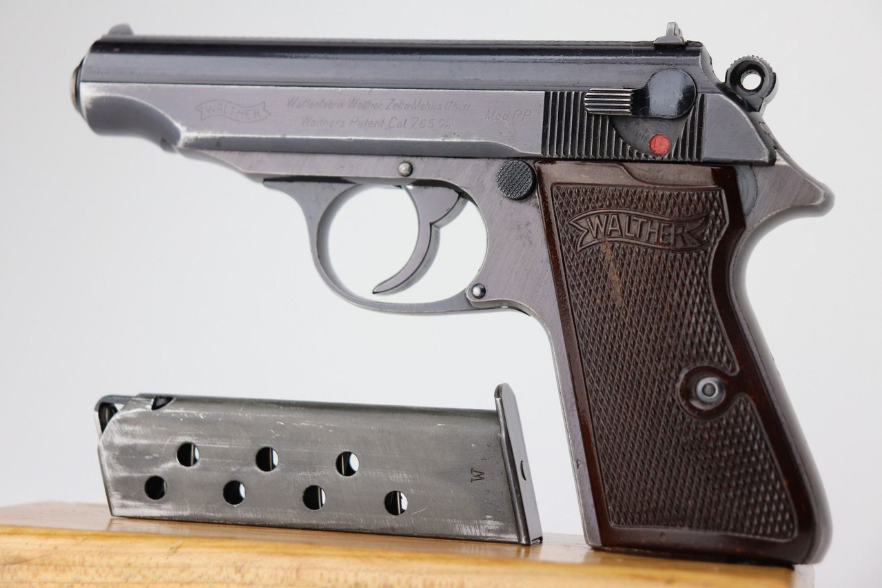 RJ-Marked Walther PP - Rare Red Grips - 1