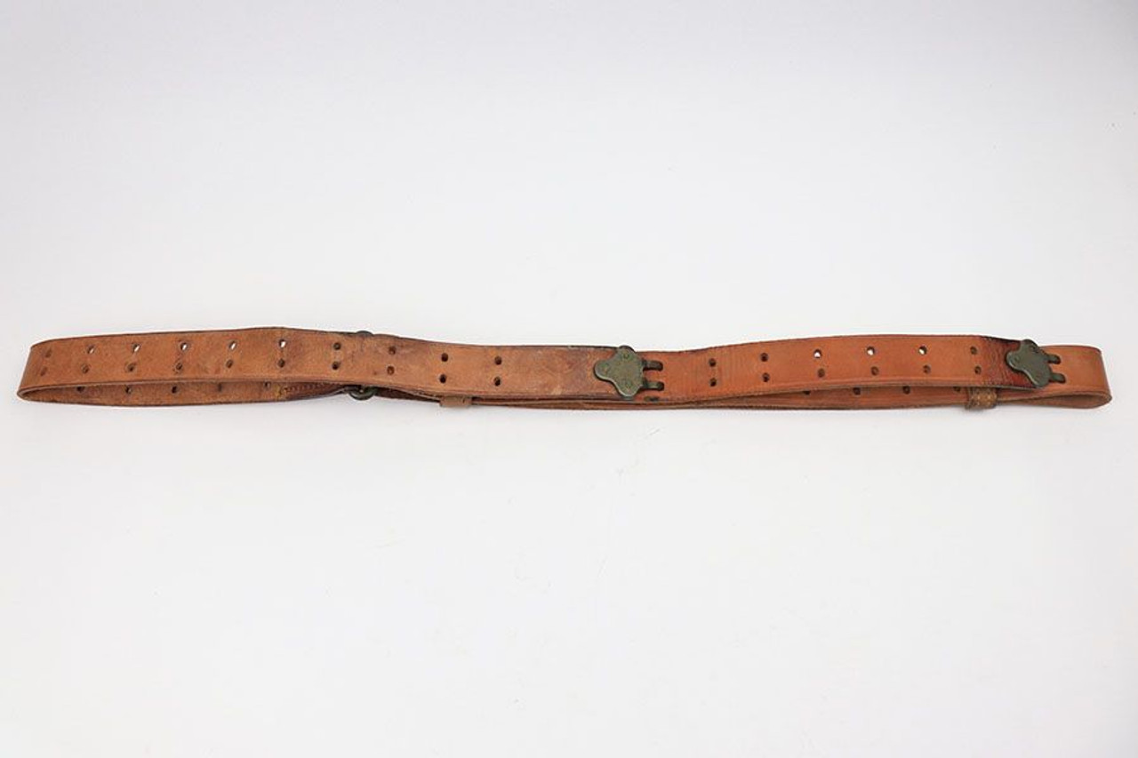 Unmarked Leather Rifle Sling - 1