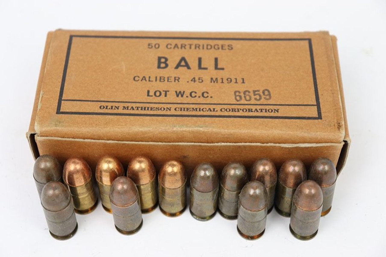 14 rounds: Pistol Ball .45 M1911 Ammo