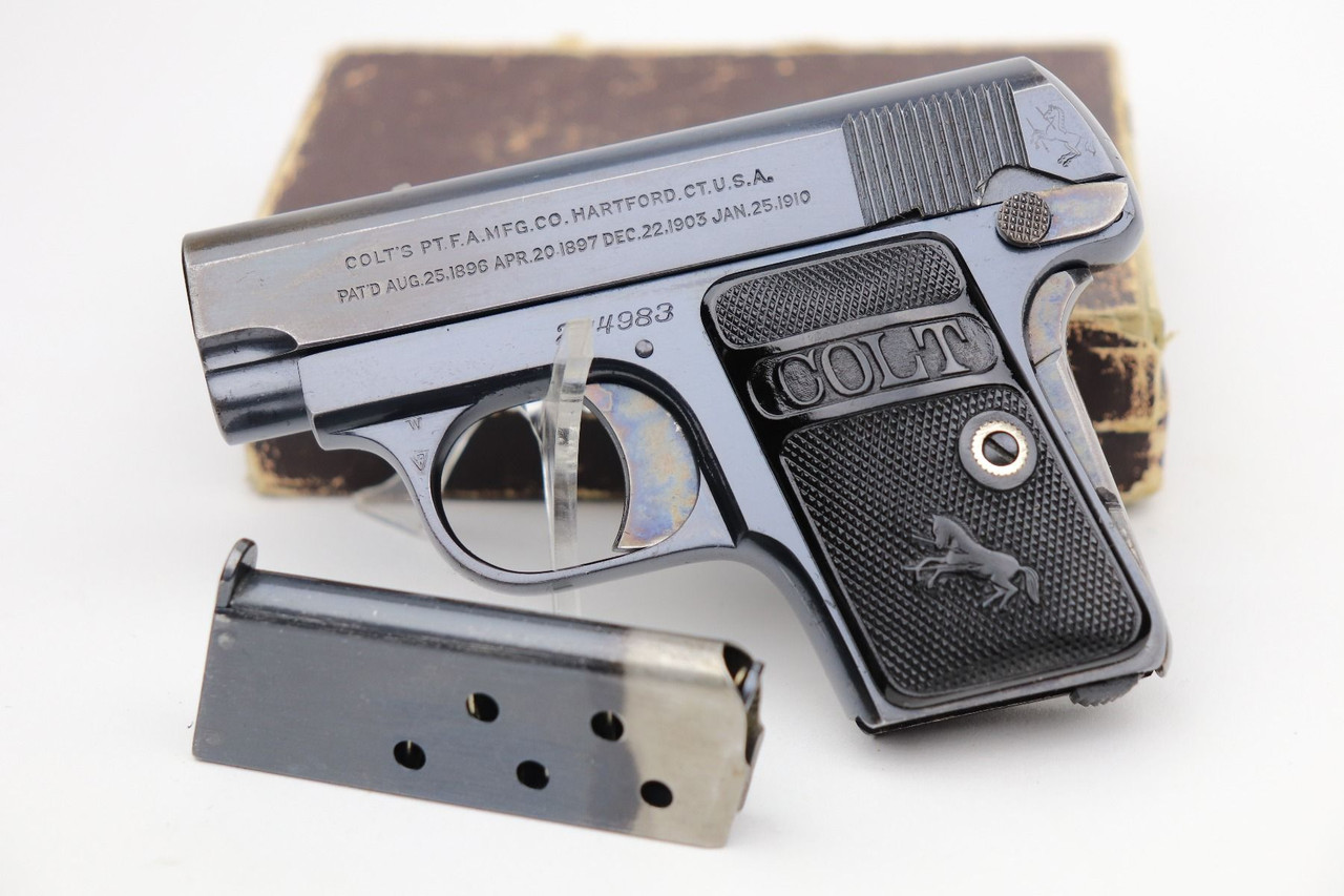 Excellent, Boxed Colt M1908 Vest Pocket - 1920 Mfg - 1