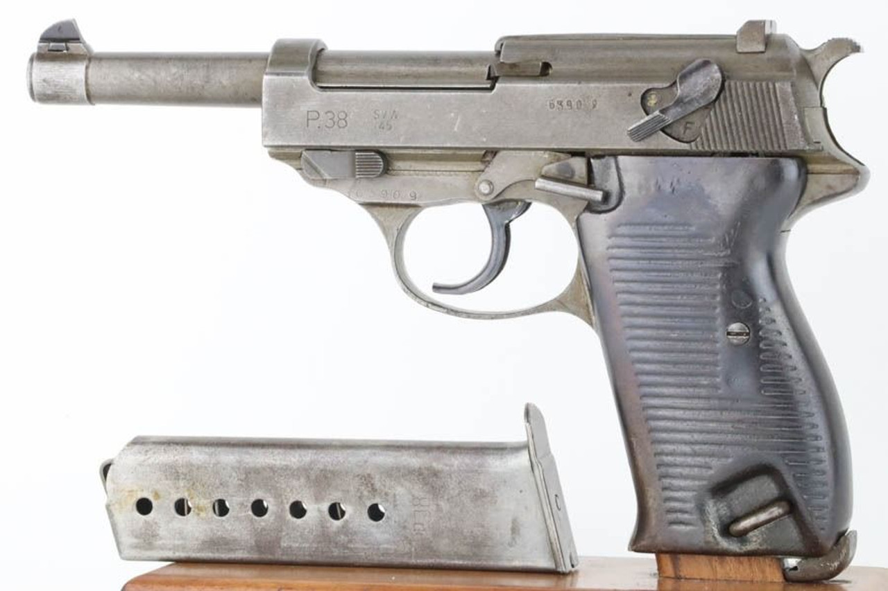 French SVW 45 Mauser P.38 - Phosphate with Gray Ghost Grips