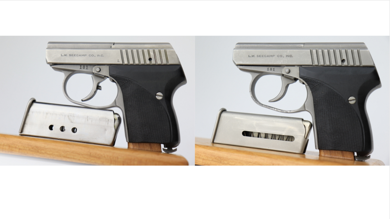 Rare Pair of Seecamp LWS Pocket Pistols - Identical Serials - 1